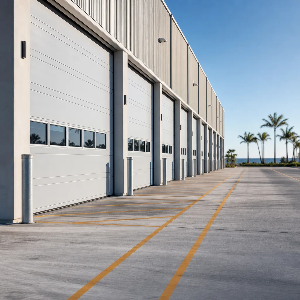 Illustration for commercial garage door services