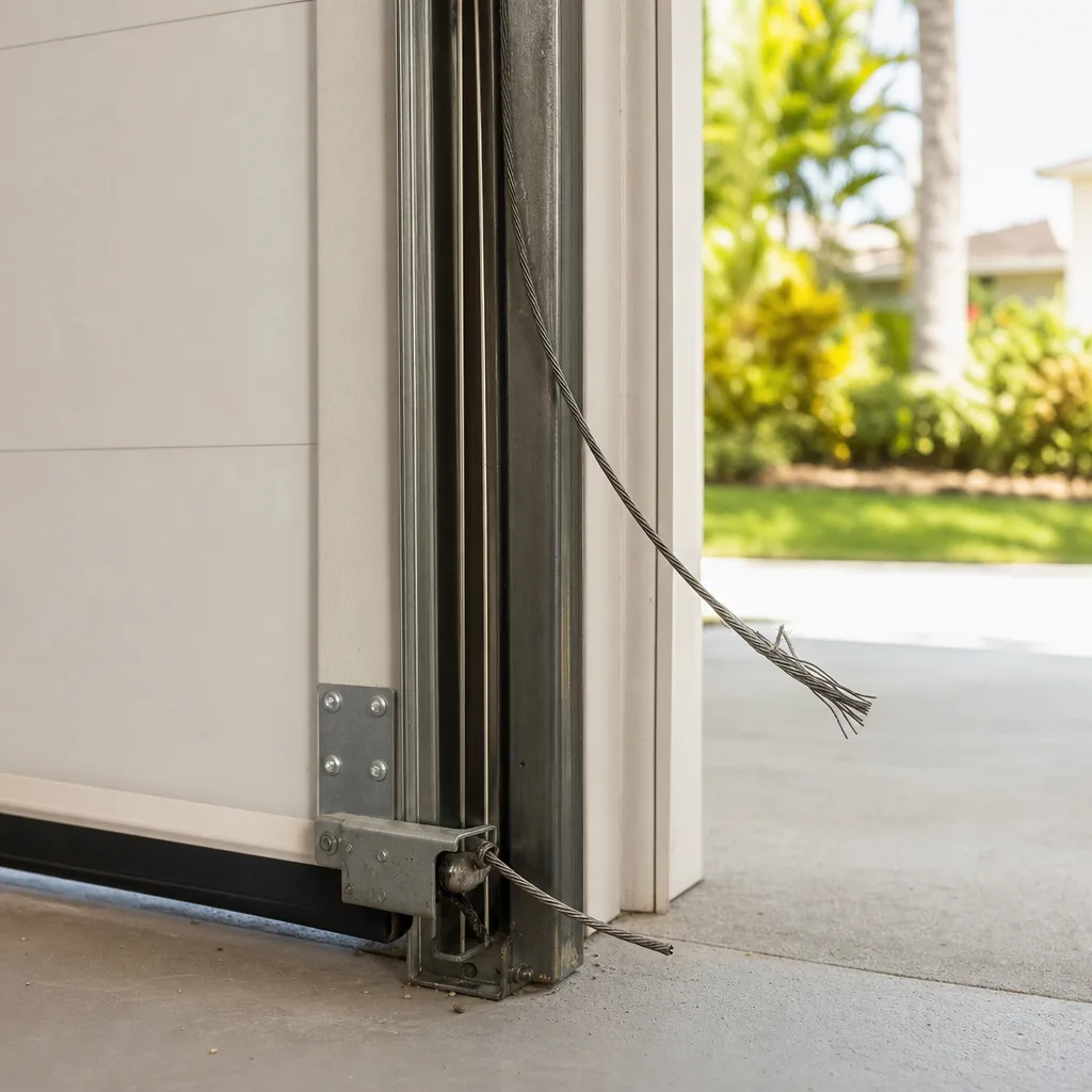 Illustration for garage door cable repair in Punta Gorda