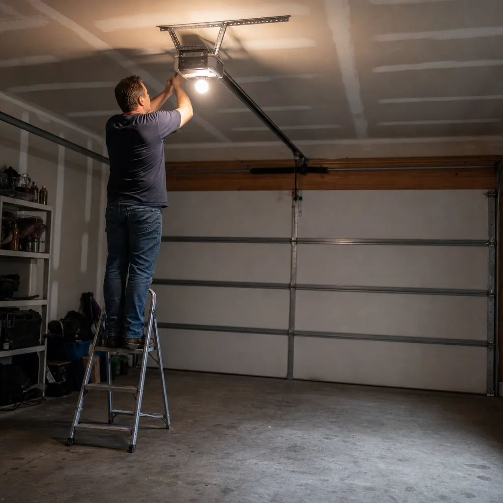 Illustration for garage door opener repair